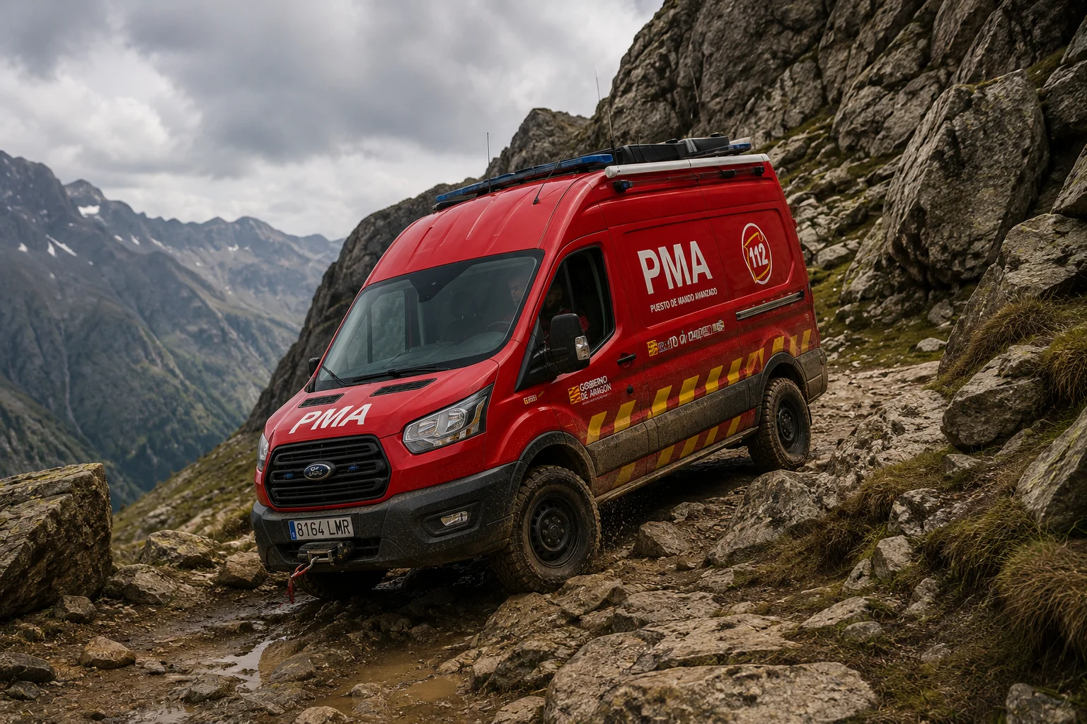 Puesto de mando avanzado 4x4 Ford Transit