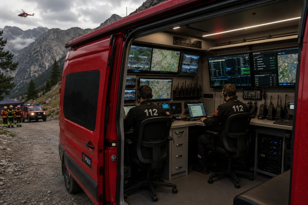 PMA compacto para incendios forestales